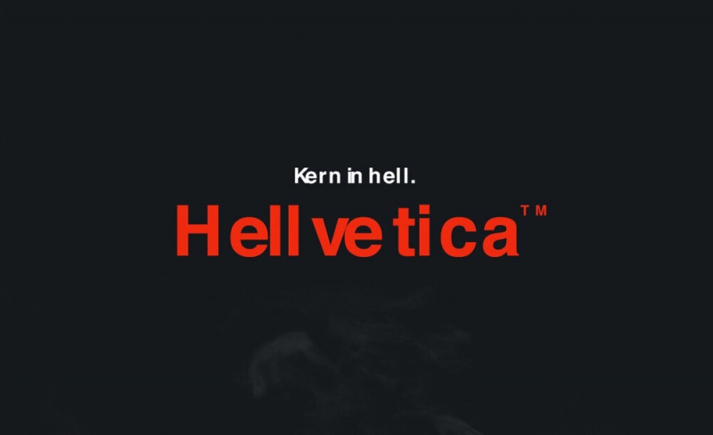 A Hellvetica nemcsak a poklot idézi meg, de irritáló is