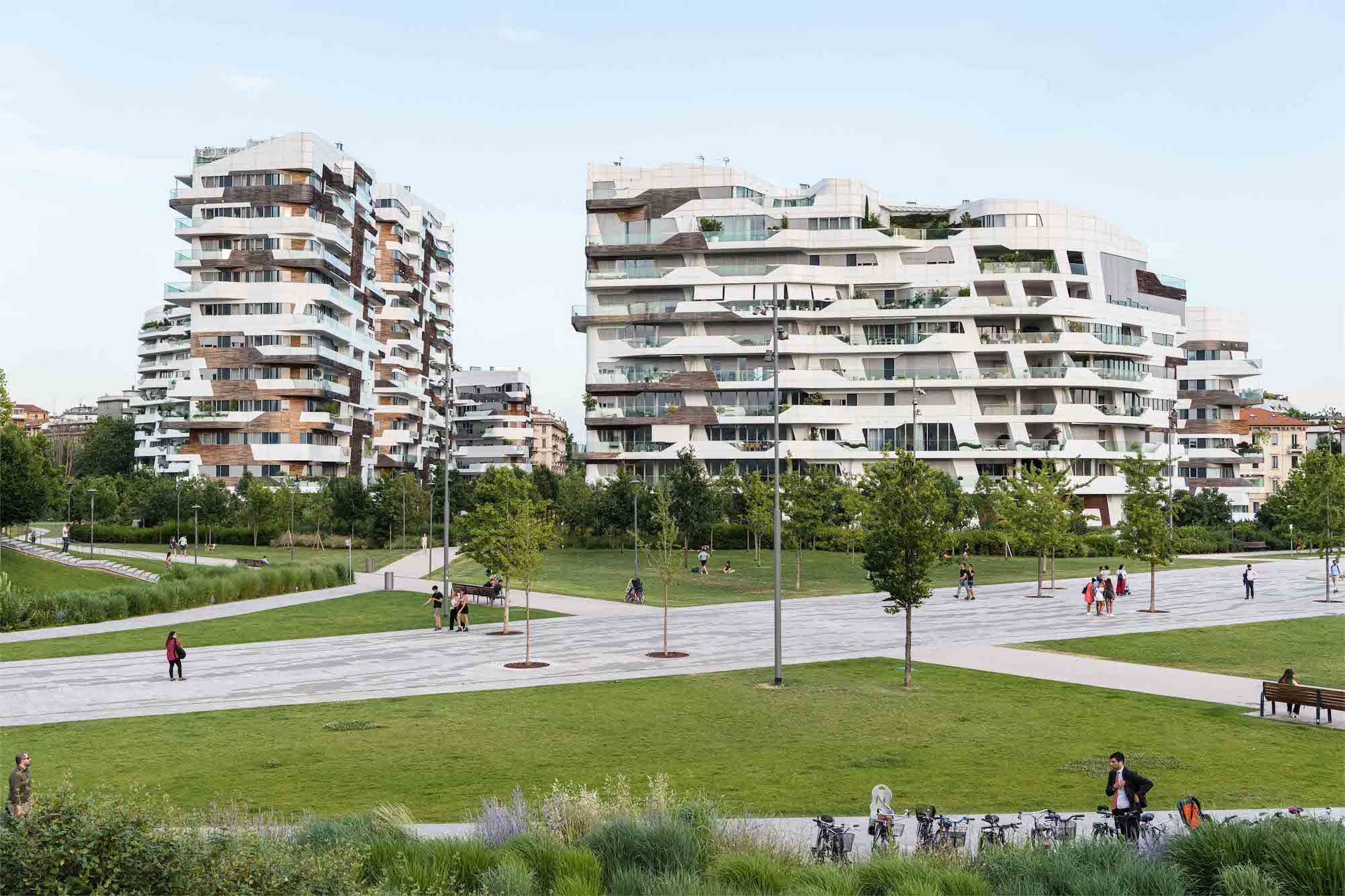 Milano, CityLife, Zaha Hadid lakóépületei