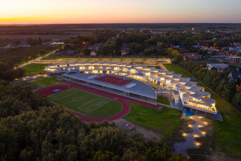 Egy díjnyertes iskolaépület szimbolikája