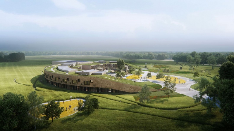 Elképesztő iskolaépülettel állt elő a Henning Larsen Architects 