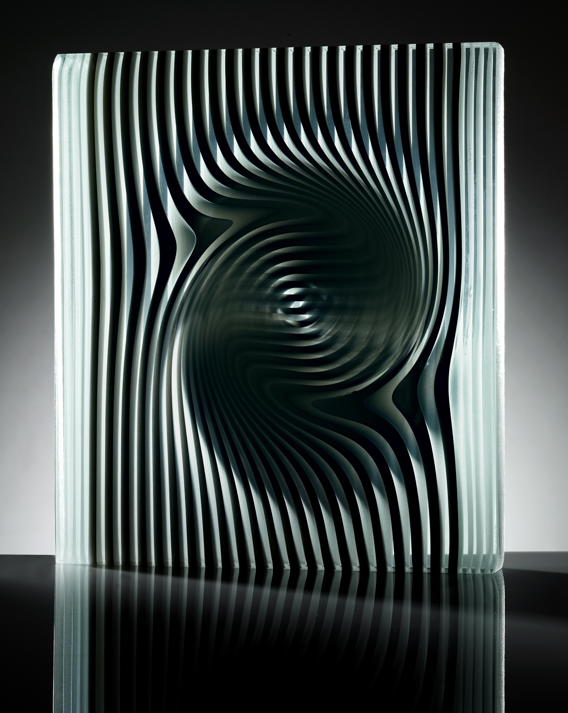 Borkovics Péter: Vortex lines II., Glass Collection Barbara Achilles - Stiftung, Hamburg, Németország