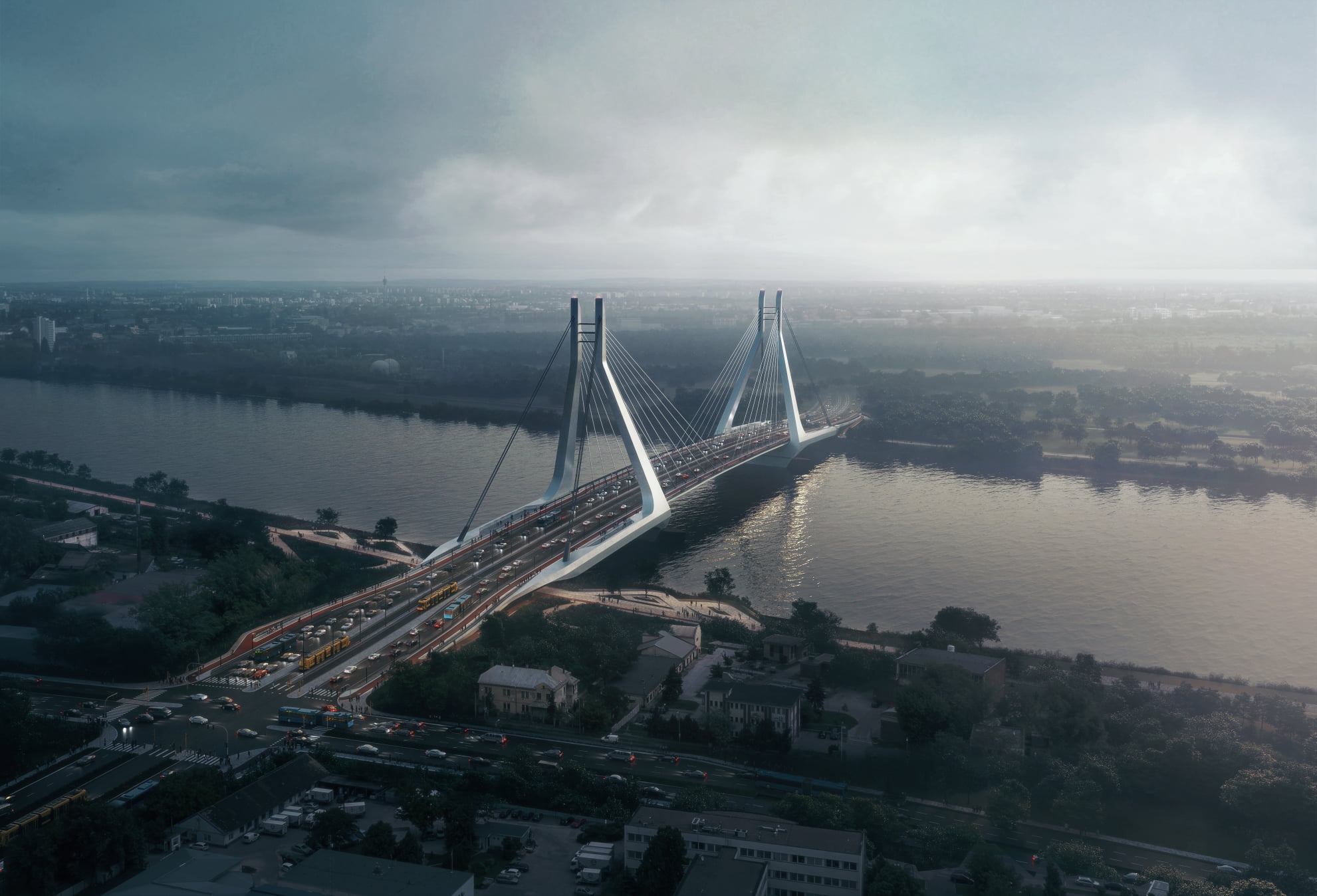 A tervezett új Duna híd