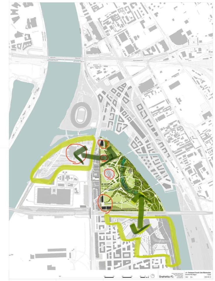 Bardóczi Sándor változata az új parkra - Forrás: Facebook