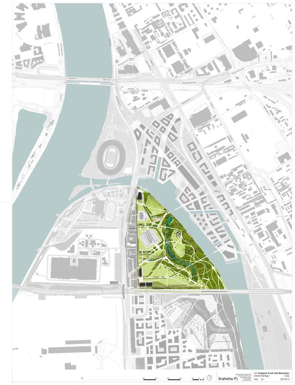 Az új park terve - Forrás: Fürjes Balázs/Facebook