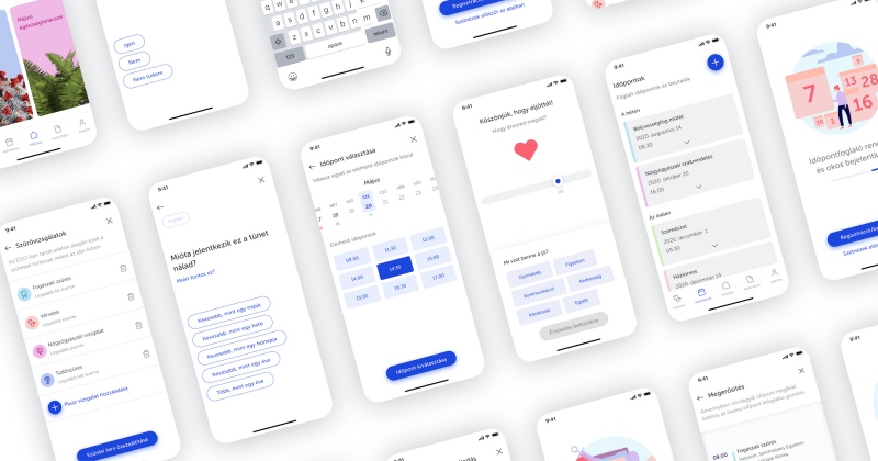 Hetekkel a koronavírus kitörése előtt tervezett egészségügyi appot egy magyar designer