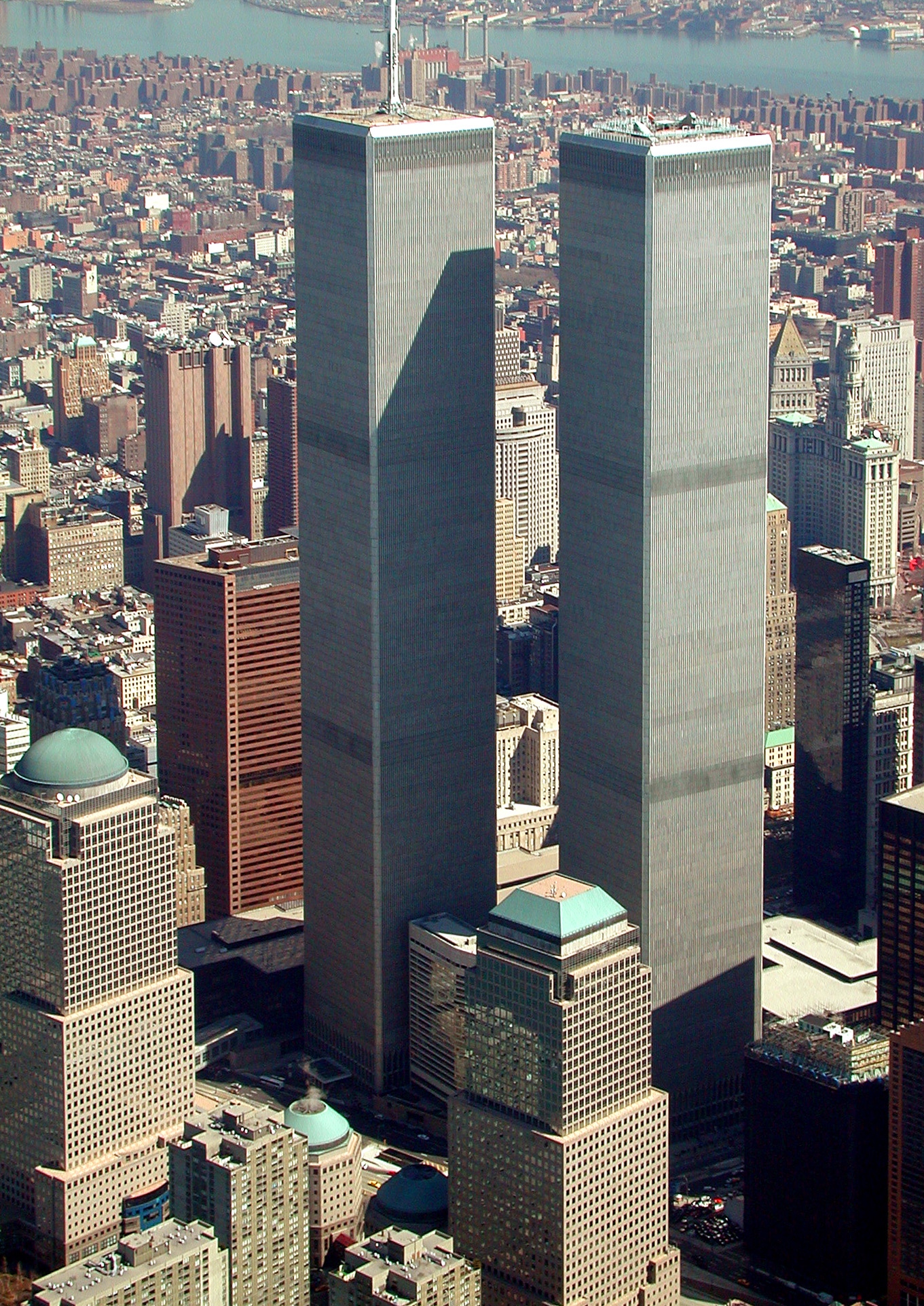 A World Trade Center 2001 márciusában / Fotó: Jeffmock, wikimedia commons