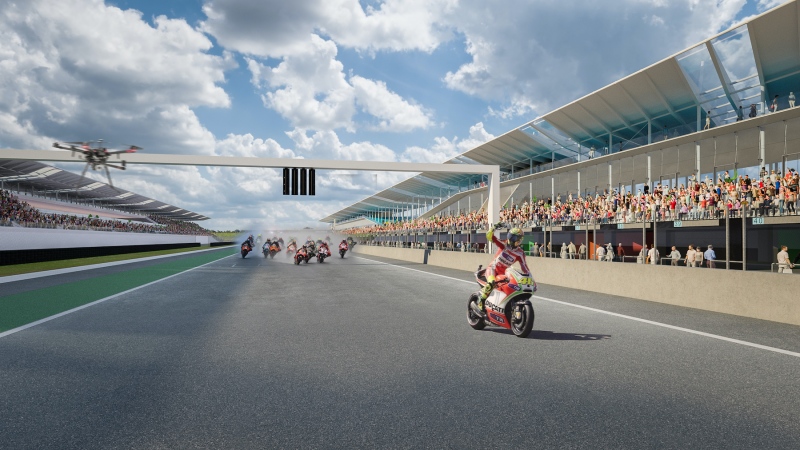 A BORD Építész Stúdió tervei alapján építik a MotoGP-pálya létesítményeit
