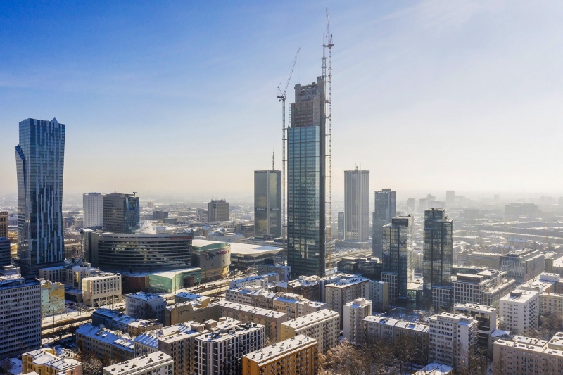 A Varso Torony az EU legmagasabb épülete