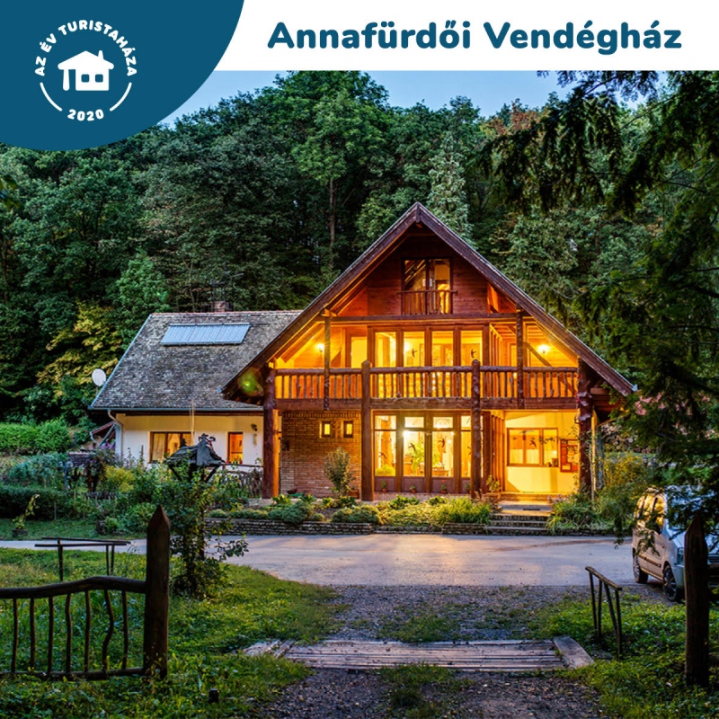 Az Annafürdői Vendégház kapta a 2020-as Év turistaháza díjat