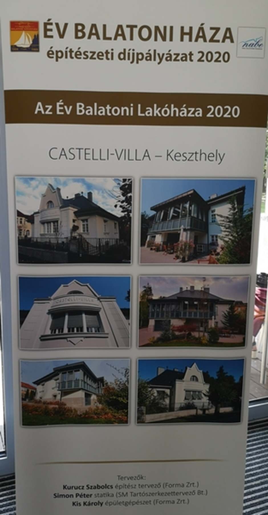 Castelli villa, Keszthely, terv: Kurucz Szabolcs