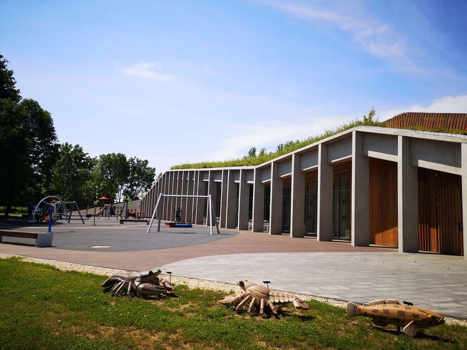 Kis-Balaton Látogatóközpont, Fenékpuszta, terv: Vasáros Zsolt