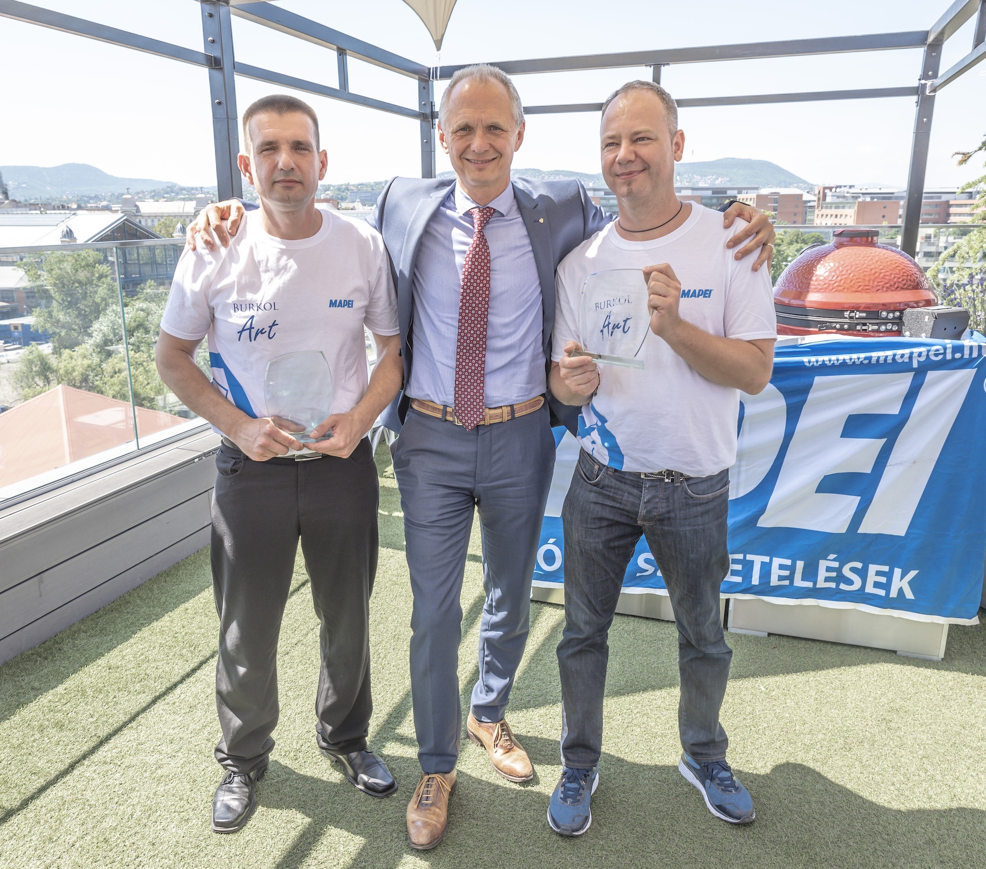 Katona Attila, Markovich Béla és Poroszkai János– Fotó: Mapei.hu