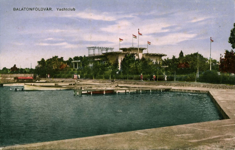 Balatonföldvár, Balaton Klub 1930-39, képeslap
