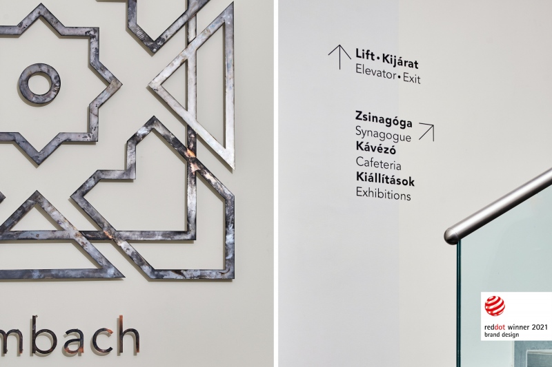 Red Dot díjat nyert a Rumbach Sebestyén utcai zsinagóga designkommunikációja