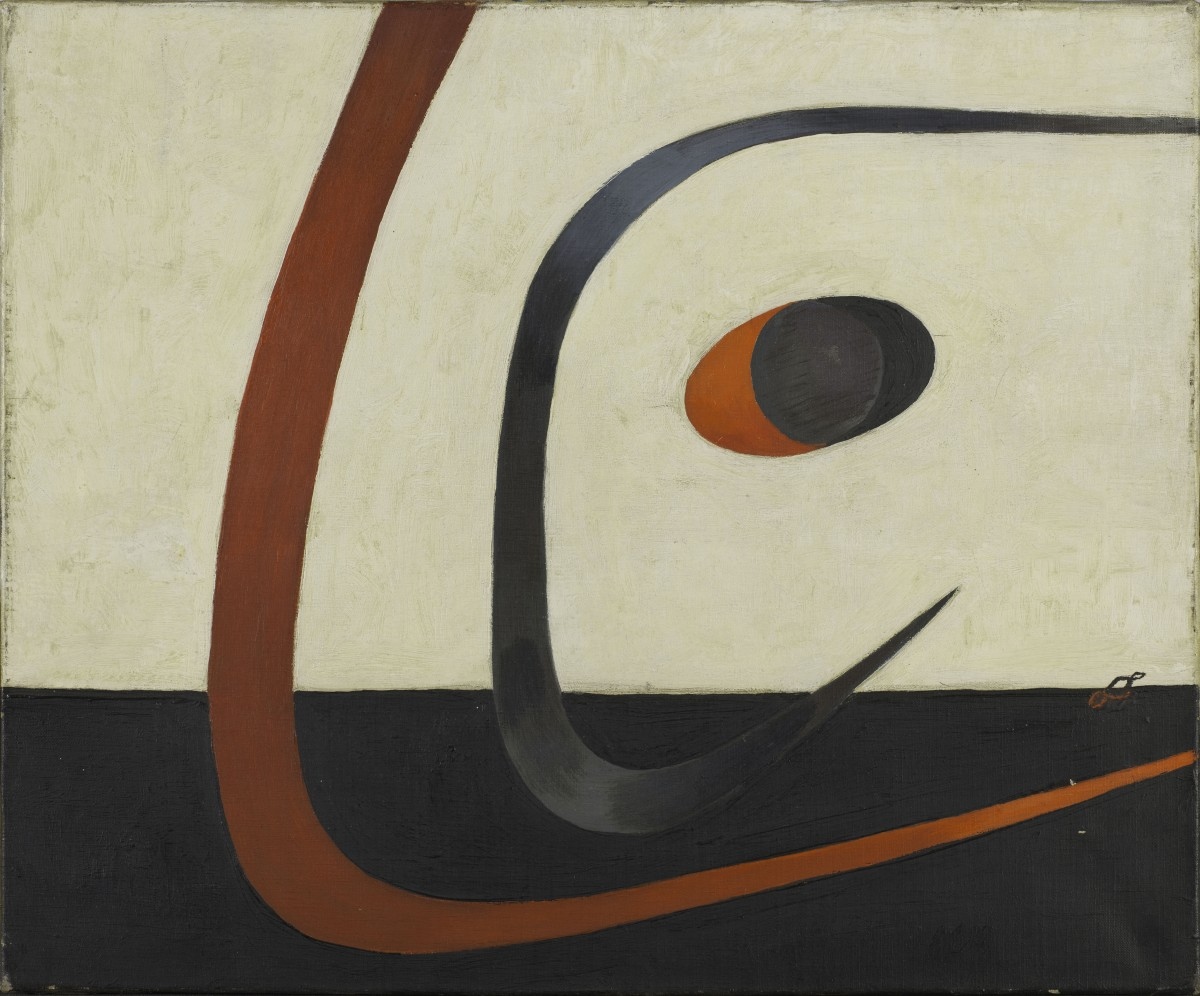 Tihanyi Lajos: Absztrakt festmény (1933), Párizs, Centre Georges Pompidou, MNAM-CCI, Dist. RMN-Grand Palais Fotó: Bertran Prévost