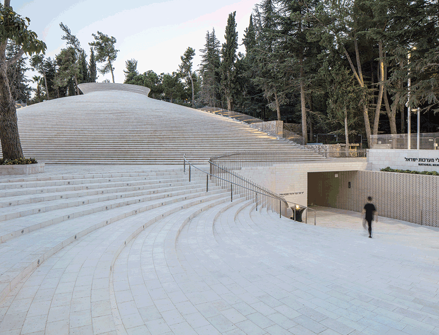 Herzl-hegyi nemzeti emlékhely – építész: Kimmel Eshkolot Architects – fotó: Amit Geron – forrás: Kimmel Eshkolot Architects