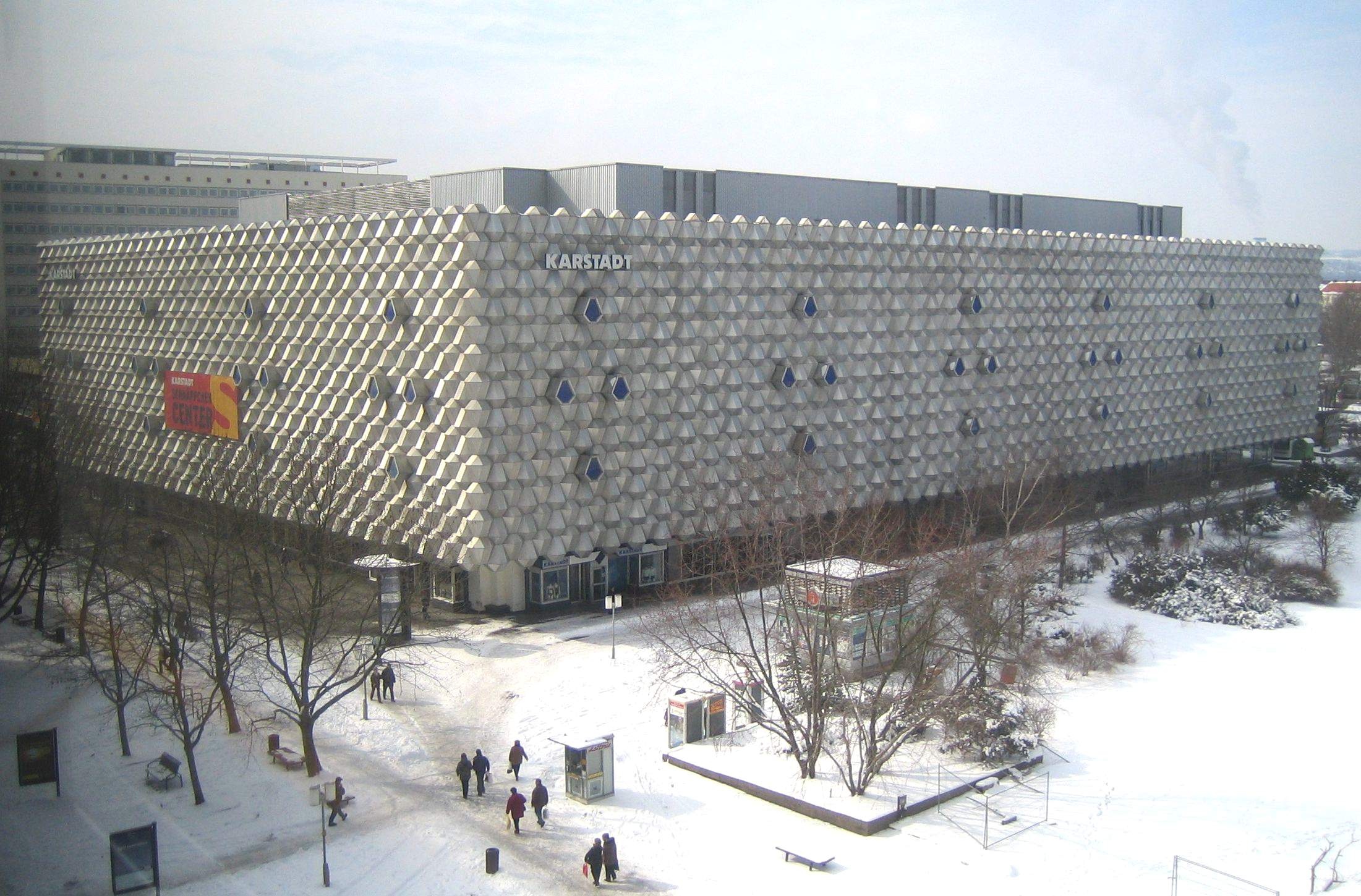 Drezda Centrum Warenhaus, eredeti állapot, @ burts