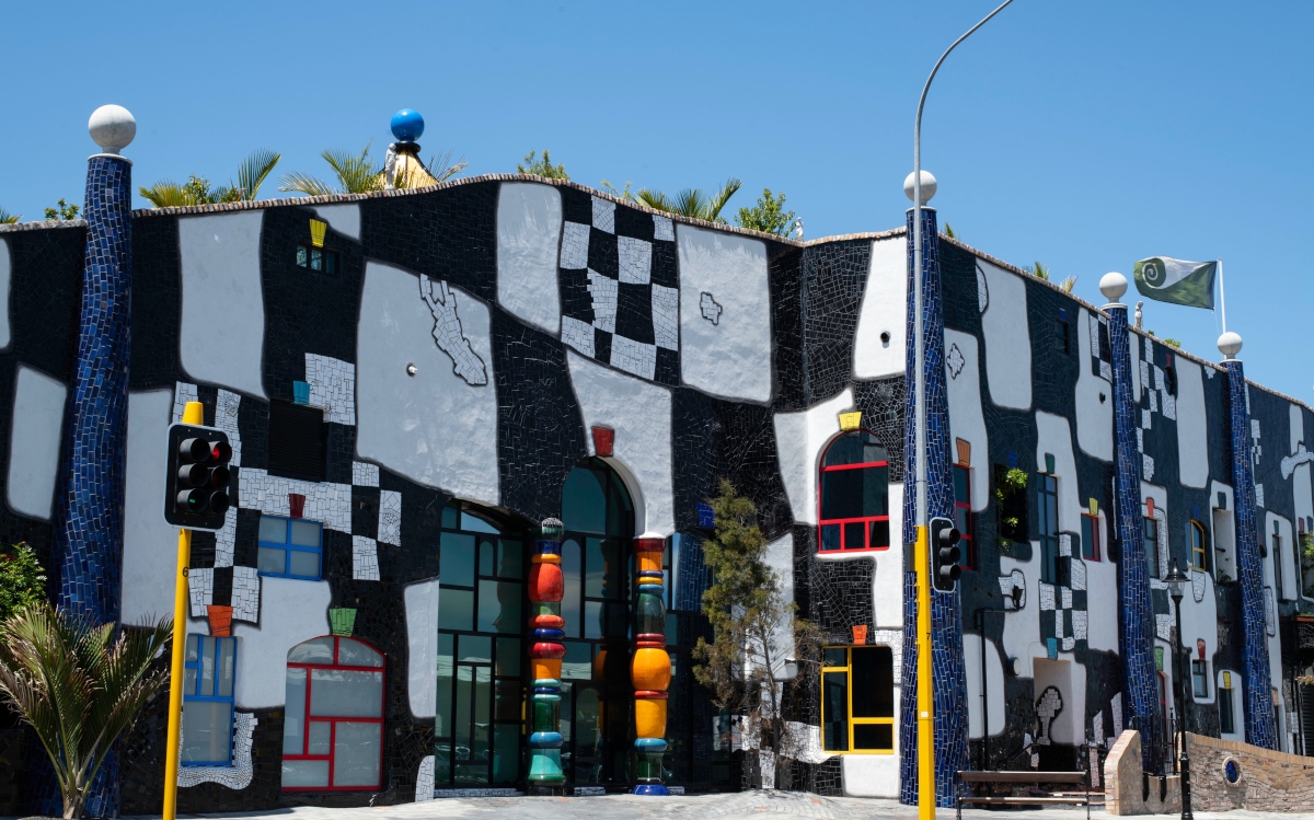 Hundertwasser Art Centre, Whangarei, Új-Zéland (c) Hundertwasser Art Centre / Tessa Paton