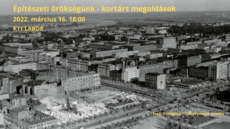 Építészeti örökségünk – kortárs megoldások