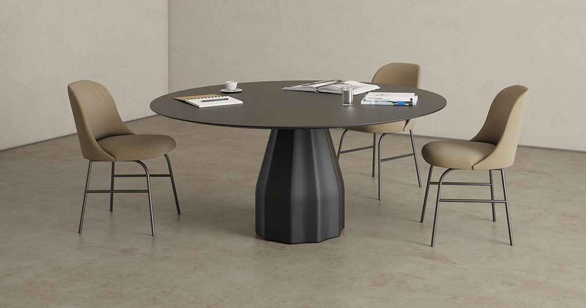 Viccarbe-Burin table by Patricia Urquiola