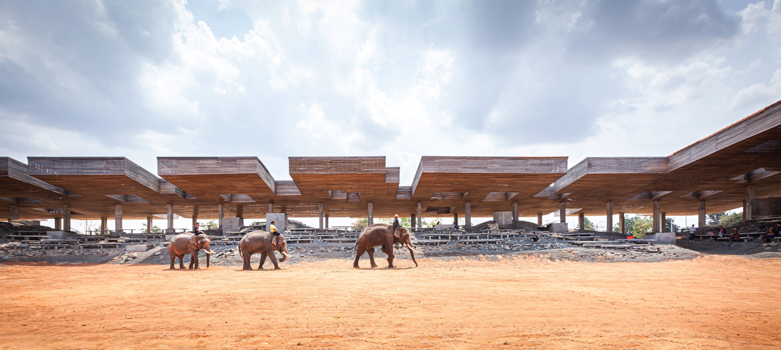 Elefántvilág projekt, Ban Ta Klang, Thaiföld. Kulturális tér, 2020