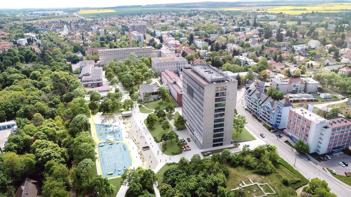 Veszprém zöld város látványterv