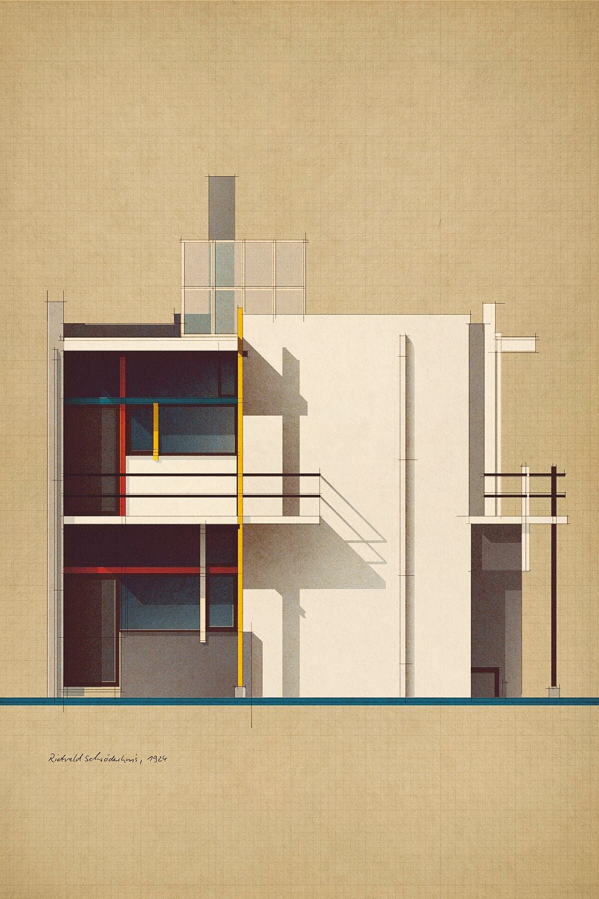 Rietveld-Schröder ház, 1924