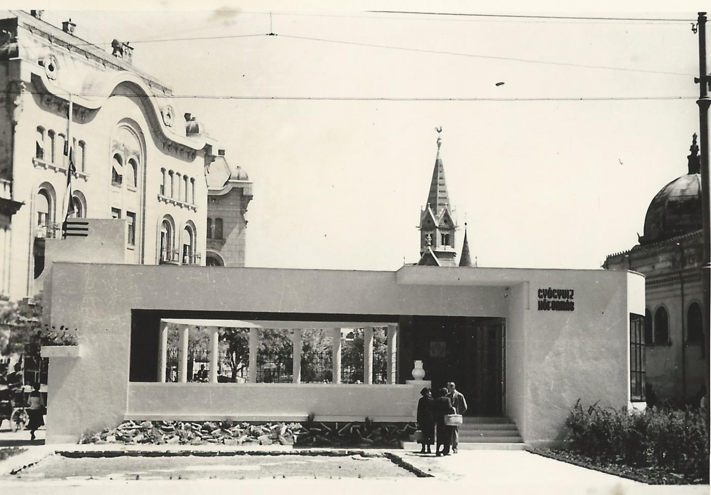 A szegedi Anna-forrás kútháza, Várnay Marianne munkája 1938-ból. Fotó: Magyar Kereskedelmi és Műszaki Múzeum