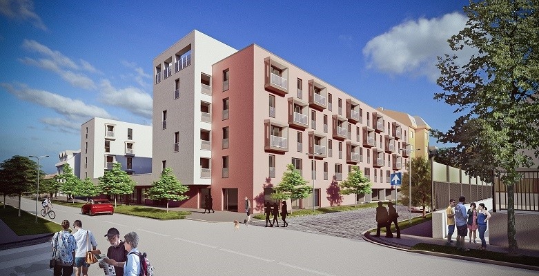 Új, 67 lakásos bérház a XIII. kerületben | ZIP Architects
