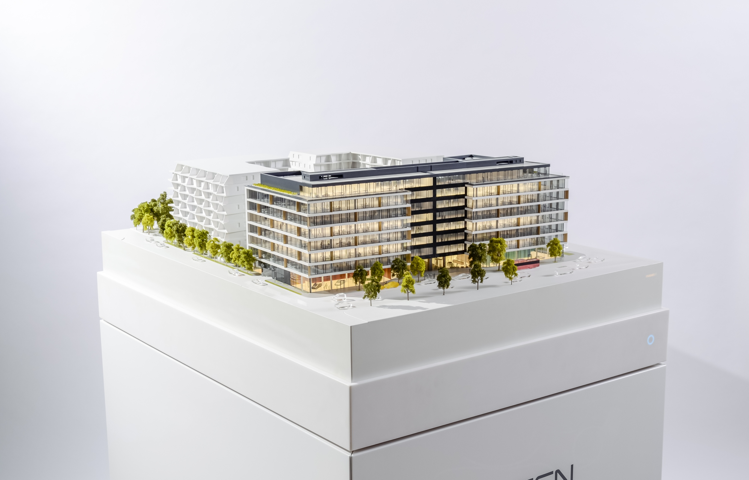  Green Court Office / 1:150 / dpi design, Bánáti + Hartvig / CODIC International S.A.