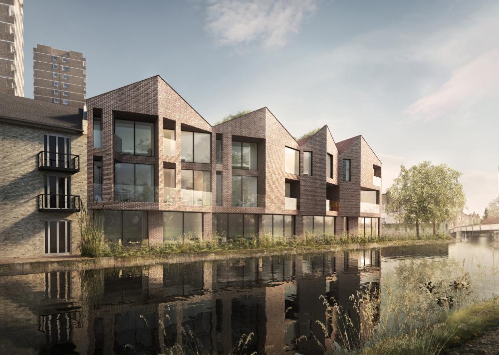 Canal side homes by pH+ architects