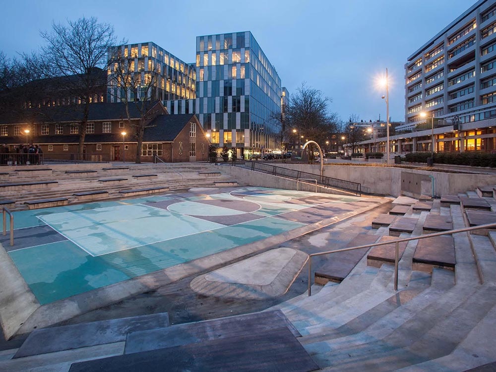 Időszakos víztározó tér, Rotterdam