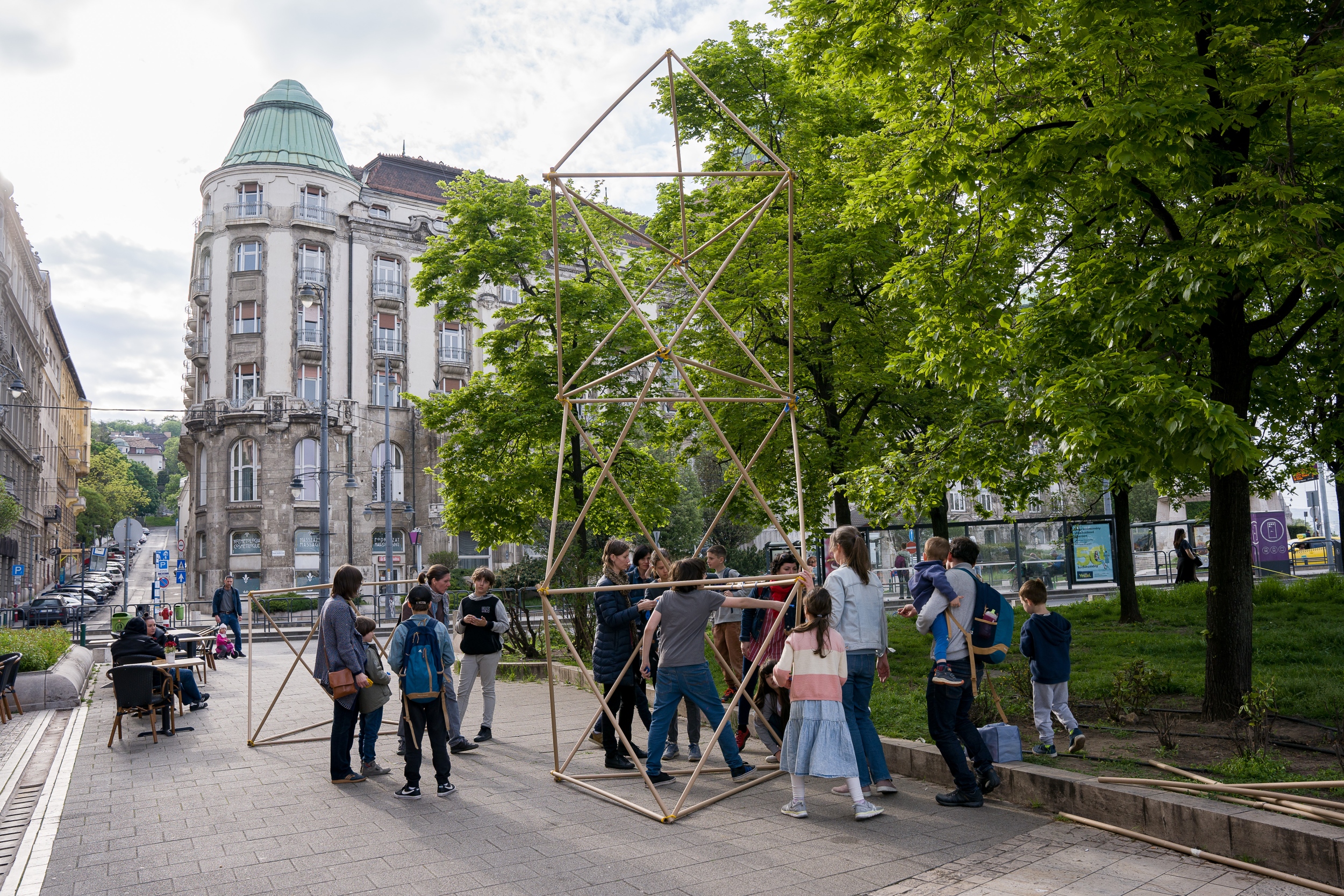 Bartók Vizuális Műhely foglalkozása. Fotó: Palágyi Barbi