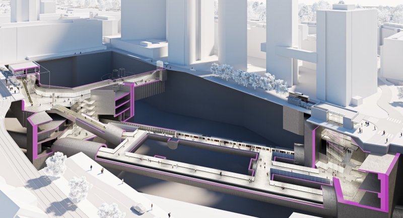 Újabb szakaszába lépett a bécsi U2-es metró építése