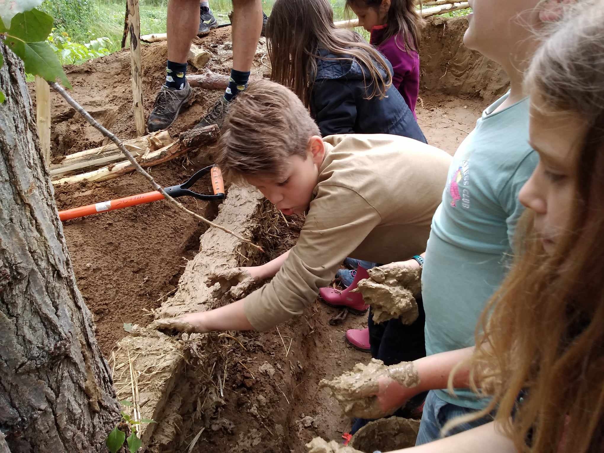 Gödöllői Waldorf Iskola építés epocha, fotó: Vizy Miklós