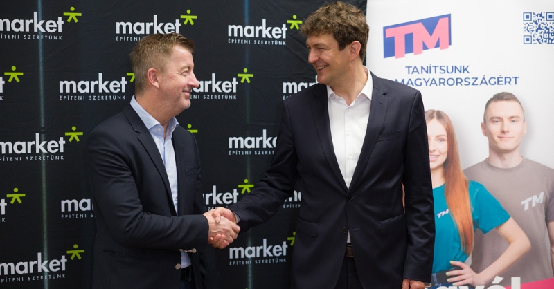 A jövő szakemberit támogatja a Market Építő Zrt. stratégiai partnerségben a Tanítsunk Magyarországért programmal (x)