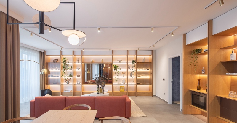 Amikor a tervező szabad kezet kap a megbízótól, a lakás az alkotó saját történetévé válik