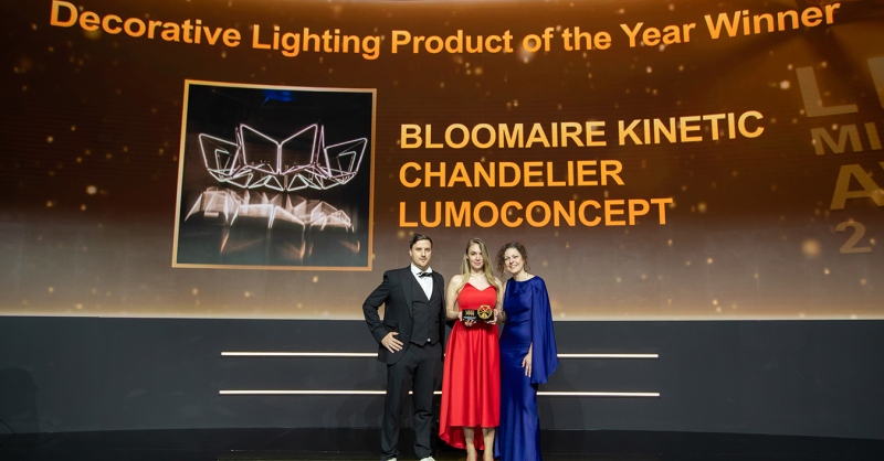 Magyar tervezésű csillár nyerte a Light Middle East „Decorative Lighting Product of the Year” díját