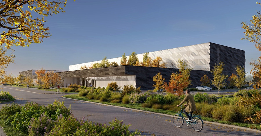 Az MTM Gyűjteményi Központ tervpályázat második helyezettjének munkája