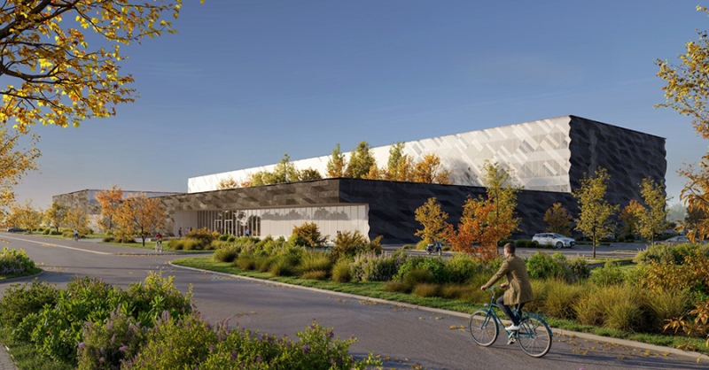 Az MTM Gyűjteményi Központ tervpályázat második helyezettjének munkája