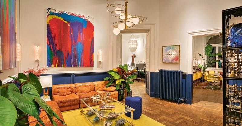 Ilyen egy otthonos, artisztikus, ugyanakkor funkcionális berendezésű iroda