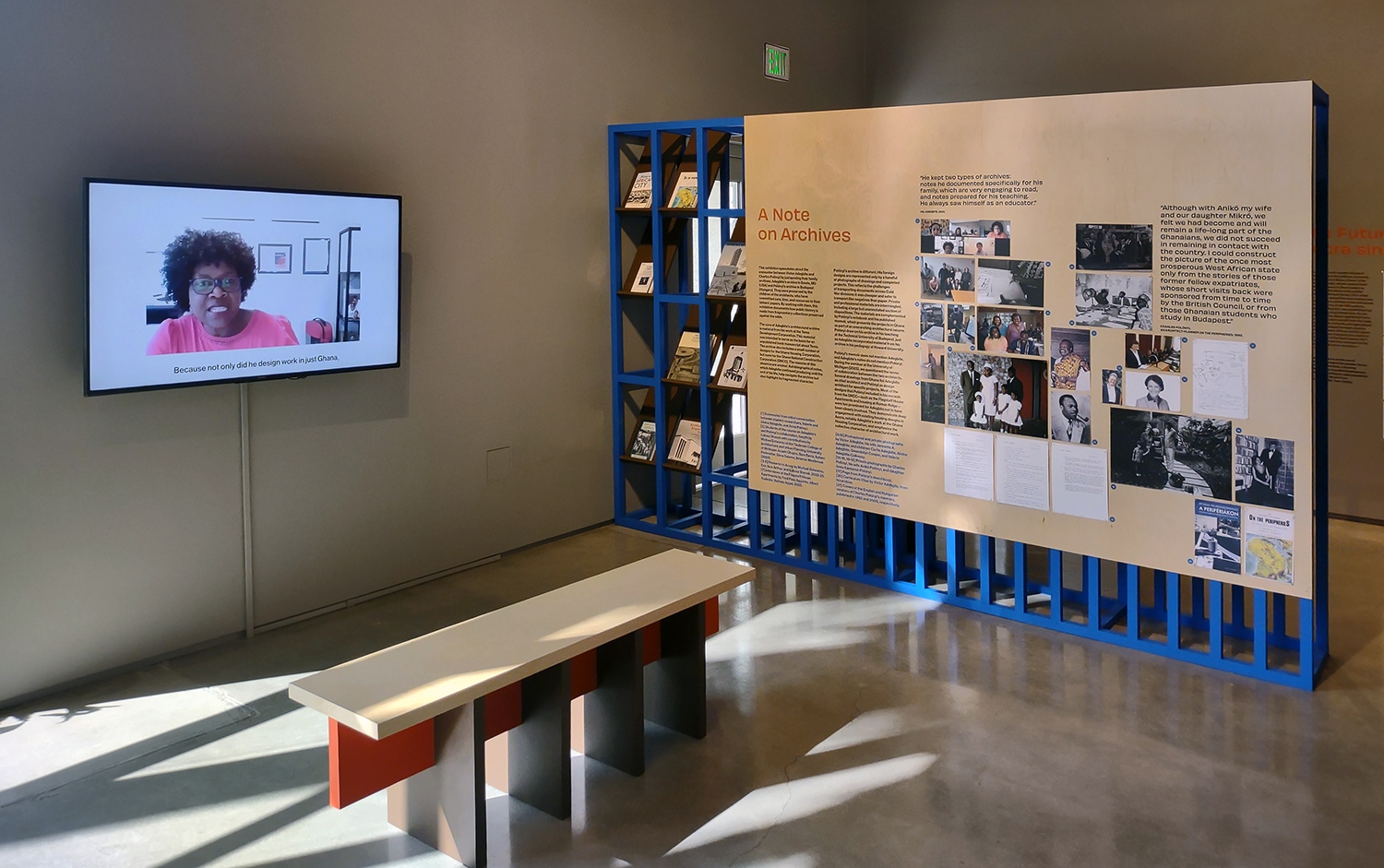 Kiállítási enteriőr. Fotó: Łukasz Stanek