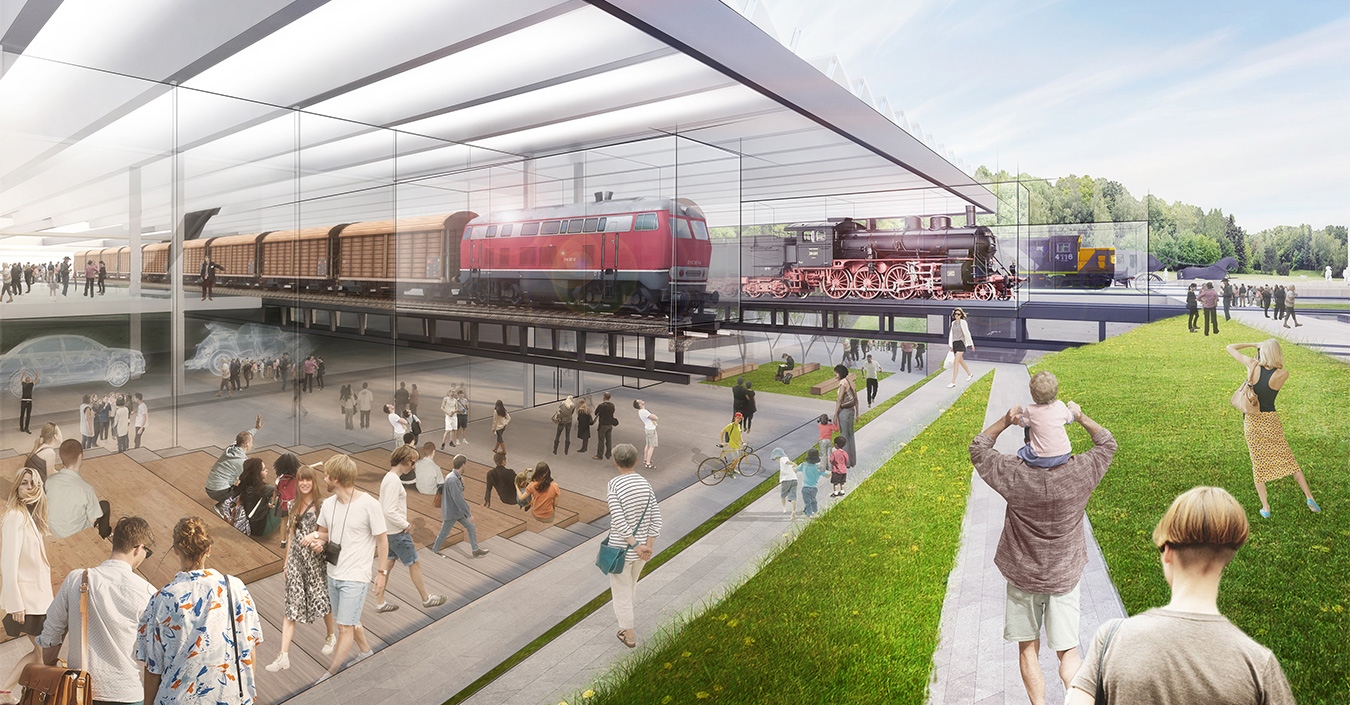 A Diller Scofidio és a Renfro 2019-es nyertes pályaműve a Közlekedési Múzeum kapcsán