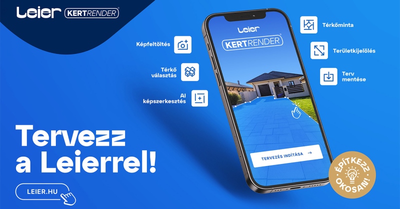 A jövőbe lát a Leier Kertrender AI-os térkőtervezője?